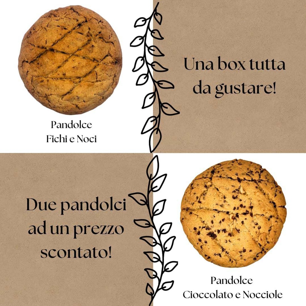 Double box Cioccolato e Nocciole + Fichi e Noci
